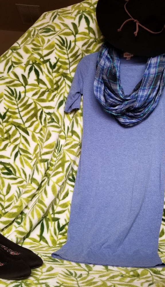 LuLaRoe Blue Julia Dress